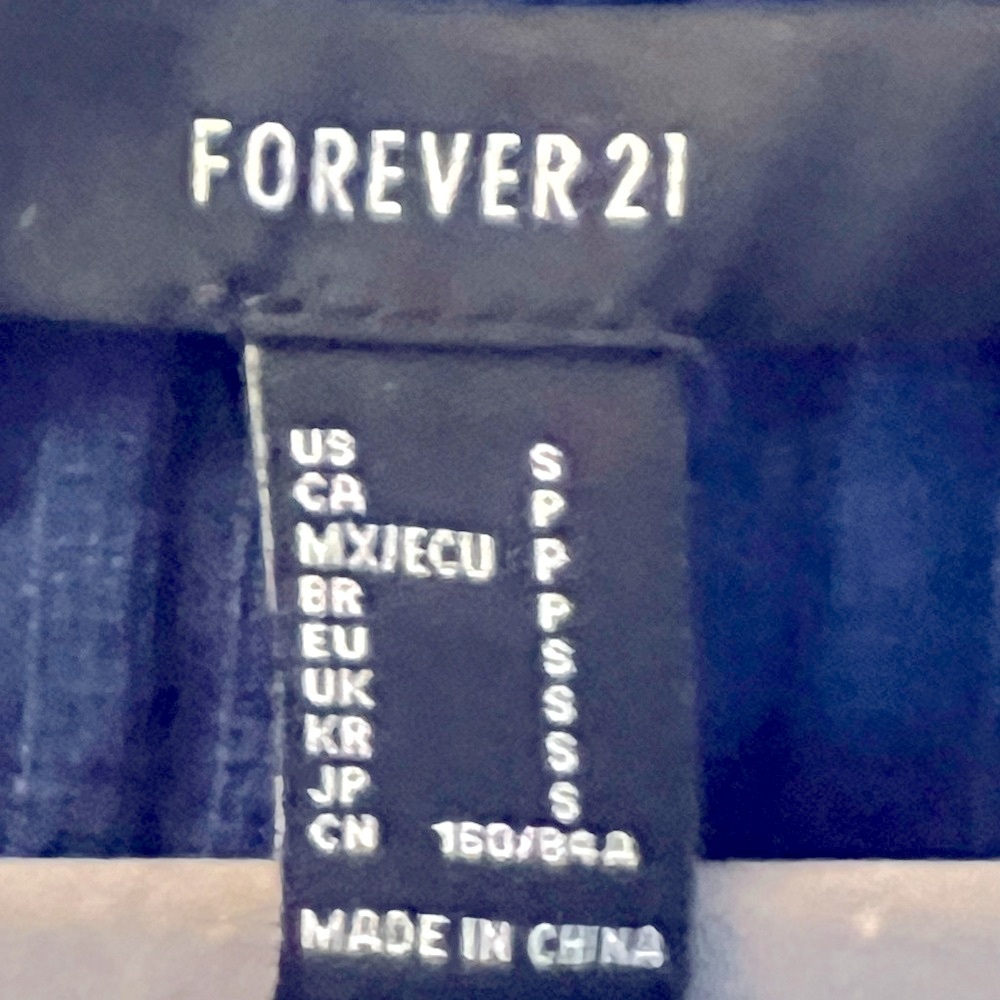 Forever 21 Navy Ribbed Cardigan - Picture 5 of 7